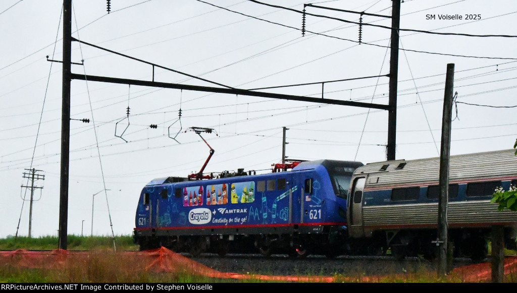 Amtrak 621 Crayola Unit